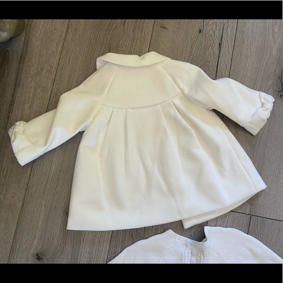 Mayoral coat and knit jacket SIZE 4-6m